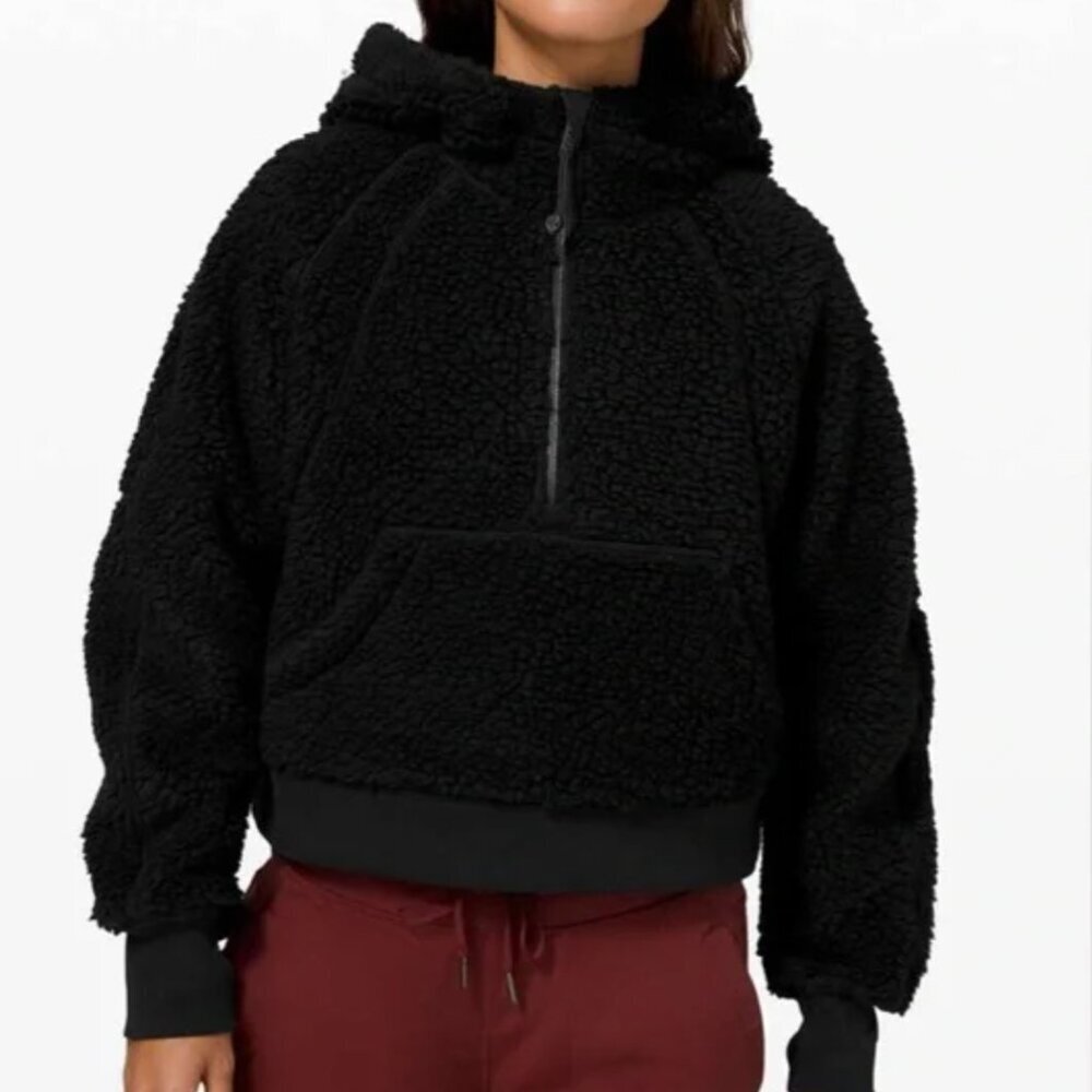 Lululemon Scuba Fleece Oversized Sherpa 1/2 Zip Size XS/S